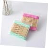 DECOMELODY 1000pcs Cleaning Swabs Double-ended Spiral Cotton Tips for Ear Cleaning Nail Art Random Color view 4
