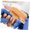 KAILIKETIY 2pcs Double-Sided Nail Cleaners Professional Nail Cleaning Brush Set for Home Manicure Bamboo Handle Natural Bristles Suitable for Fingernail and Toenail Care view 3
