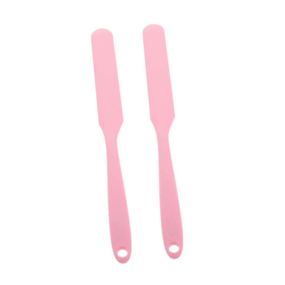 FOMIYES 2pcs Reusable Silicone Waxing Applicators for Body Hair Removal Ergonomic Nonstick Scraper Sticks for Salon Use Eyebrows Legs and Underarms