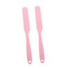 FOMIYES 2pcs Reusable Silicone Waxing Applicators for Body Hair Removal Ergonomic Nonstick Scraper Sticks for Salon Use Eyebrows Legs and Underarms view 1
