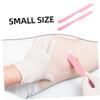 FOMIYES 2pcs Reusable Silicone Waxing Applicators for Body Hair Removal Ergonomic Nonstick Scraper Sticks for Salon Use Eyebrows Legs and Underarms view 3