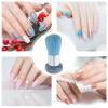 BELLIFFY Nail Cleaning Brush Soft Bristles Portable Powder Brush for Manicure and Pedicure Nail Duster for Removing Dirt and Dust Lightweight Design for Easy Carrying view 3