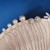 14 Pieces Bride Hair Pins Rhinestones Hair Accessories for Women Crystal Wedding Hairpiece for Bridesmaids view 4