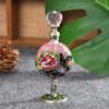Vintage Perfume Bottle Empty, 7Ml Roses Fancy Decoration Perfume Bottle, Travel Perfume Bottle Refillable,Pink-11.5 * 5cm view 3