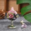 Vintage Perfume Bottle Empty, 7Ml Roses Fancy Decoration Perfume Bottle, Travel Perfume Bottle Refillable,Pink-11.5 * 5cm view 4