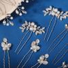 11 Pieces Bride Hair Pins Rhinestone Bridal Hairpiece for Women Crystal Wedding Hair Accessories for Bridesmaids view 3