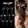 12 Pieces Bride Hair Pins Rhinestone Bridal Hairpiece for Women Crystal Wedding Hair Accessories for Bridesmaids view 1