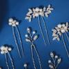 12 Pieces Bride Hair Pins Rhinestone Bridal Hairpiece for Women Crystal Wedding Hair Accessories for Bridesmaids view 4