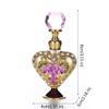 5Ml Mini Perfume Bottle Empty Glass Travel Perfume Bottle Fancy Decoration Perfume Bottles Refillable,Purple-4 * 8cm view 2