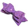 10Pcs 13CM 5" Big Boutique Glitter Synthetic Leather Hair Bows For Hairpins Glitter Bowknot Bow For Women (10Pcs Orange, With Clip) view 4