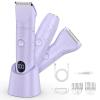 Bikini Trimmer Electric Razors for Women,3 in 1 Body Hair Removal Kit for Face,Pubic,Arm, Leg, Armpit, Bikini Trimmer,Painless IPX6 Waterproof Rechargeable Portable Lady Shavers Wet & Dry Gifts view 1