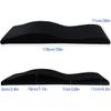 Black,178 * 71cm,Beauty Salon Ergonomic Curved Lash Bed Mattress Topper Velvet Massage Table High Density Memory Foam Eyelash Bed Massage Bed Cushion Support Back/Lumbar view 2