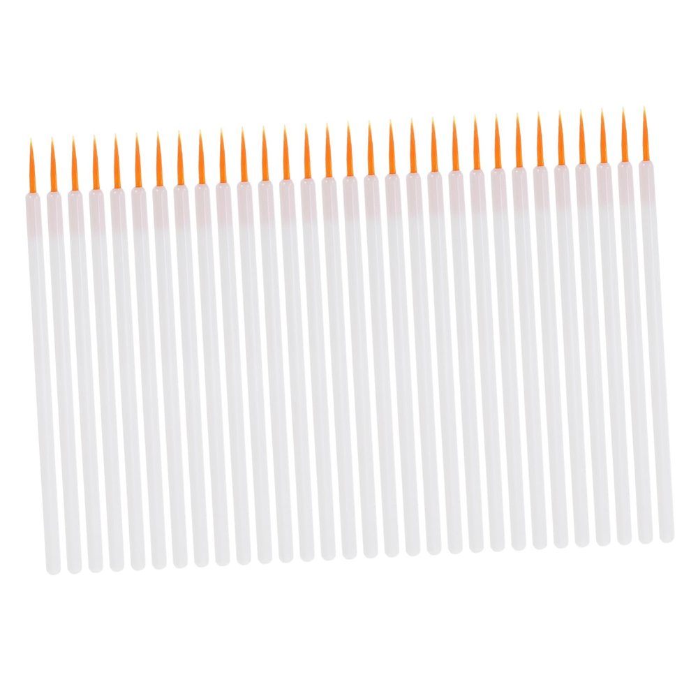 HAKIDZEL 100Pcs Disposable Eyeliner Brushes Fine Nylon Tip Makeup Applicators for Eye Makeup Professional Cosmetic Tools for Women