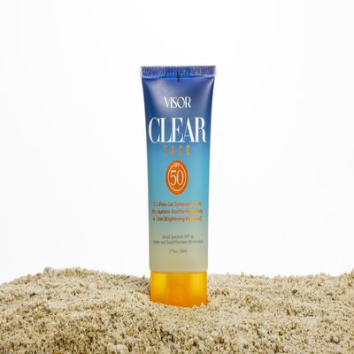 Visor Clear FACE SPF 50 Gel Sunscreen