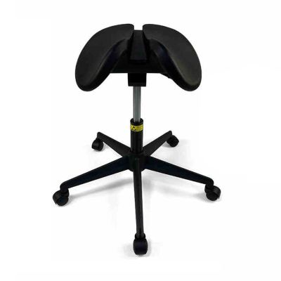 Adjustable Salon Chair,Swivel Saddle Stool with Wheels,Professional Saddle Stool Chair for Tattoo Artists Home Office