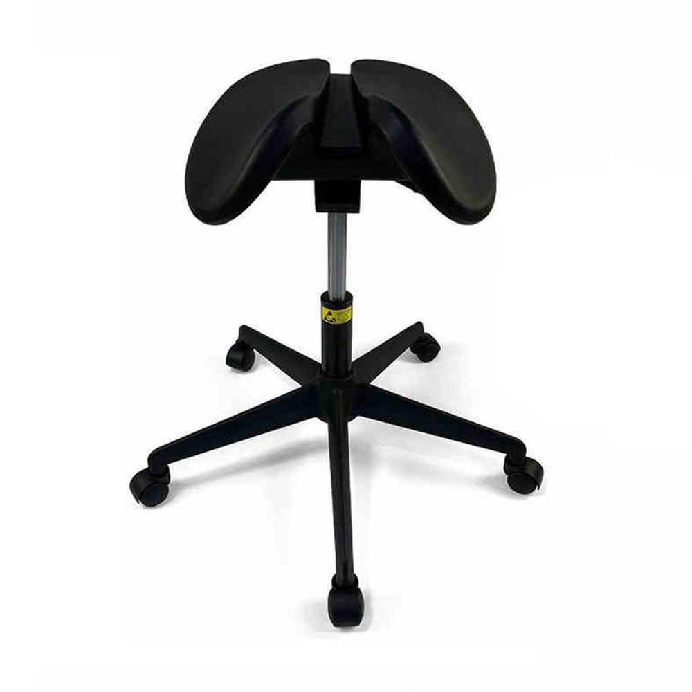 Adjustable Salon Chair,Swivel Saddle Stool with Wheels,Professional Saddle Stool Chair for Tattoo Artists Home Office