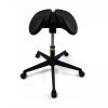 Adjustable Salon Chair,Swivel Saddle Stool with Wheels,Professional Saddle Stool Chair for Tattoo Artists Home Office view 1