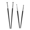 DEARMAMY 4pcs Eyeliner Brush Eye Makeup Tools for Women Portable Detail Brushes for Eyeshadow and Eyeliner Application for Personal and view 1