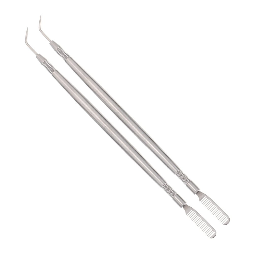 BELLIFFY 6pcs Professional Eyelash Curlers Double-end Eyebrow Combs Portable Lash Separation Tool