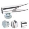 PLAFOPE Sharpener for Classroom Metal Pencil Sharpener Easy Operation for Boys and Girls Handheld Sharpening and Eyebrow Sharpening view 4