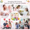 Bath Bombs 12 PCS Gift Set, Bubble Bombs Bath Kit 12 Bath Bombs and 4 Foot Bath Balls with 12 Scents, Colorful Natural Fizzy Spa Handmade Gift for Friends Women view 3