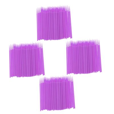 GALPADA Disposable Beauty Cotton Applicator Sticks 4 Pack Versatile Makeup Swabs for Cosmetics Eyebrows and Use for Professionals and Home Use