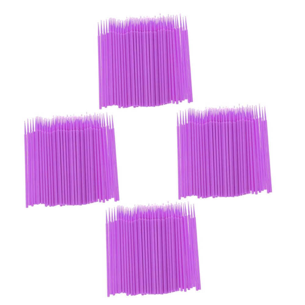 GALPADA Disposable Beauty Cotton Applicator Sticks 4 Pack Versatile Makeup Swabs for Cosmetics Eyebrows and Use for Professionals and Home Use