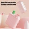 Ear Piercing Cleaning Kit,Ear Hole Ear Care Kit,Earrings Hole Cleaner with 240pcs Ear Piercing Hole Cleaner Floss & 15ml Cleaning Solution,Disposable Aftercare Cleaner for Men & Women (Rose) view 3