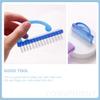 CALLARON 6pcs Nail Cleaning Brush Manicure Dust Brush Long Handle Scrub for Fingernail and Easy to Use view 4