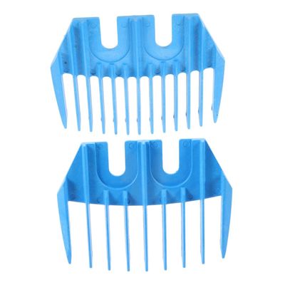 Toyvian Professional Sheep Shears Clipper Guide Attachment for Precise Cutting 2pcs Replacement Combs for Electric Trimmer Compatible Goat and Lamb Shearing