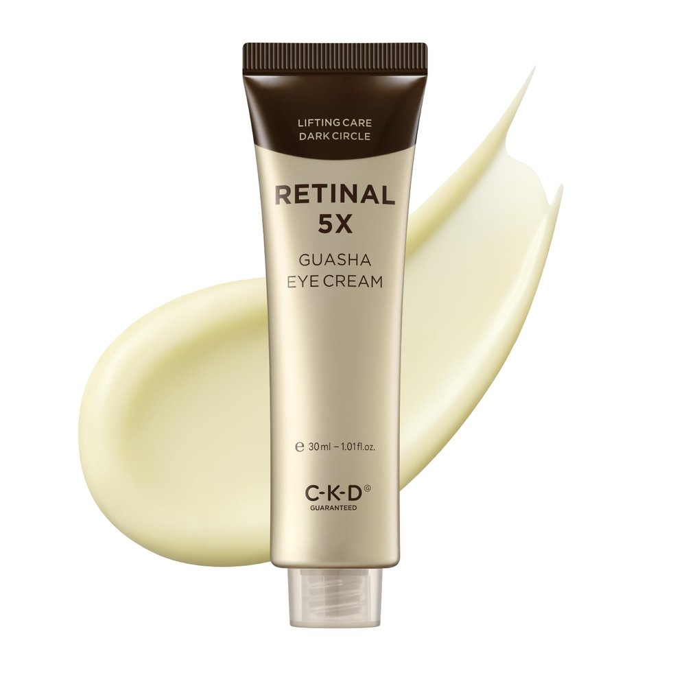CKD Retinal 5X Guasha Eye Cream [Refill] - Anti-Aging Moisturizer for Wrinkles, Dark Circles & Puffiness  Firming & Hydrating Treatment with Retinal & Collagen. Korean Skincare. 1.01 fl oz.