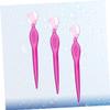 VICASKY 3pcs Stainless Steel Eyebrow Razors for Women Facial Hair Remover Portable Eyebrow Trimmers Beauty Makeup Tools Travel Kit view 3