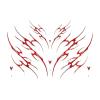 4 Sheets Succubus Heart Tattoo Sticker for Women Tattoos Set Temporary Tattoo Waterproof Fake Tattoo view 1