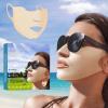 5-Piece Golf Sunscreen Patch, UV Protection Mask for Face Care, Hydrating Gel Cool Face Mask, Sun Protection UV Stickers, Suitable for Outdoor Sports, Cycling, Mountain Climbing view 2