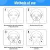5-Piece Golf Sunscreen Patch, UV Protection Mask for Face Care, Hydrating Gel Cool Face Mask, Sun Protection UV Stickers, Suitable for Outdoor Sports, Cycling, Mountain Climbing view 4