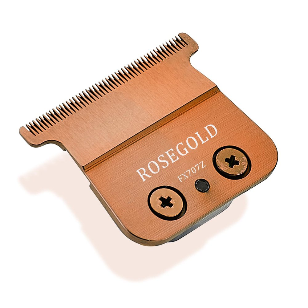 1Pack Replacement Blades Compatible With BaBylissPRO Barberology FX787 Series, FX787 Replacement Blade for Outlining Hair Trimmers, rose-gold