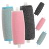 PartyKindom 6PCS Replacement Foot Roller Heads for Pedicure Sky Blue Pink Black Safely Removes Hard Dry Cracked Skin Ergonomic Design for Easy Installation and Long Lasting Use view 1