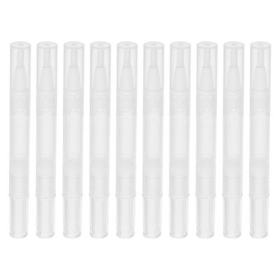 10pcs Refillable Nail Oil Pens 5ml Plastic Twist Tubes