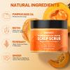 AMOADO Scalp Scrub, Pumpkin Seed Oil Scalp Exfoliator With Biotin & Rosemary, Sulfate Free Scalp Detox for Itchy Scalp & Dandruff & Buildup Removal & Hair Growth, Hair Scrub with Scrubber view 2