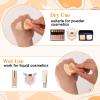 12 Pcs Round Makeup Sponges for Foundation, Facial Powder Puff Cosmetic Sponge Makeup Pads Foundation Powder Blender Round Foam Pad for Liquid Concealer Cream, Wet and Dry Dual Use view 3