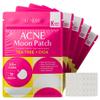 LUNVE Pimple Patches for Face Hydrocolloid Acne Patch with Tea Tree & Cica, K-Beauty Invisible Waterproof Spot Stickers, Fast Healing Overnight Pimple Patch, 72 Count view 1