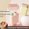 DHliIQQ Ear Piercing Cleaning Kit,180pcs Ear Hole Cleaner Floss,Earring Piercing Care Cleaning Tool,Ear Hole Cleaning Line,Piercing Cleaner with 10ml Cleaning Solution for Women Men view 2