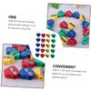 ERINGOGO Brow Pencil Sharpener Set of 60 Heart Design Easy to Carry Use for School Makeup view 2