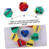 ERINGOGO Brow Pencil Sharpener Set of 60 Heart Design Easy to Carry Use for School Makeup view 3