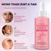 Tanning Drops To Drink, Drinkable Sunless Tanning Drops, Moisturizing Oral Bronzing Supplement with Beta-Carotene & Vitamins for Healthy Glow, Face & Body, 1.69 fl oz view 2