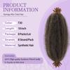 Springy Afro Twist Hair 18inch Marley Twist Braiding Hair 8 Packs Pre Separated Wrapping Hair for Soft Locs Kinky Twist Crochet Hair for Women (T30, 18Inch (Pack of 8)) view 2