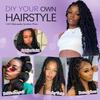 Springy Afro Twist Hair 18inch Marley Twist Braiding Hair 8 Packs Pre Separated Wrapping Hair for Soft Locs Kinky Twist Crochet Hair for Women (T30, 18Inch (Pack of 8)) view 4