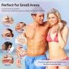 Mini Nose Wax Kit For Men&Women,Electric Nose Ear Eyebrow Small Area Hair Removal,40g Bigger Capacity with 100g Wax,30 Applicators, More Silicone Accessories,2 Bowls 3 Sticks 1 Ear Protector view 3