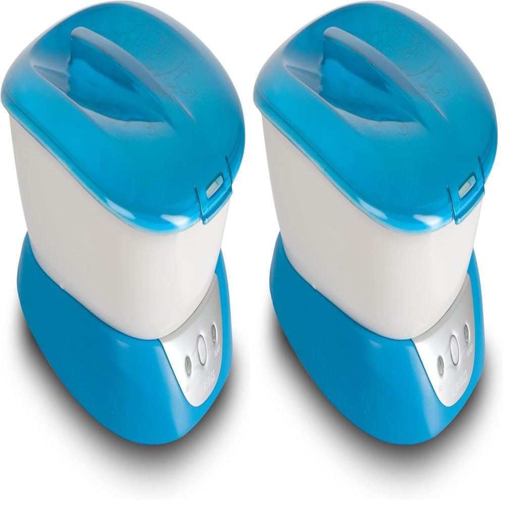 Homedics Paraffin Wax Machine for Hands - Hypoallergenic Hot-Wax Hand Therapy Machine to Soothe and Moisturize Hands - Includes 3 Pounds of Wax and 20 Hand Liners (Pack of 2)