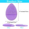 6 Pcs Facial Sponges Set, Soft Reusable Face Sponges for Cleansing, Make Up Sponge for Face, Facial Sponge for Daily Deep Cleansing and Regular Exfoliating for Washing Faces, Makeup Remover view 2